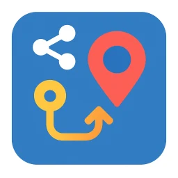 Ícone de Share GPS Location